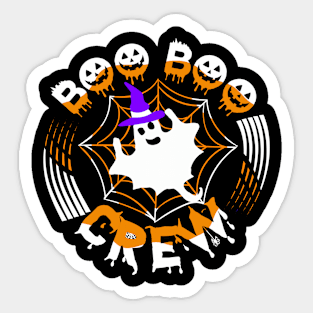 Boo Boo Crew Nurse Shirts Halloween Nurse Shirts for Women Sticker